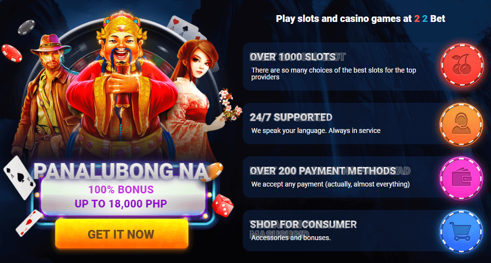 22bet Casino Philippines welcome bonus