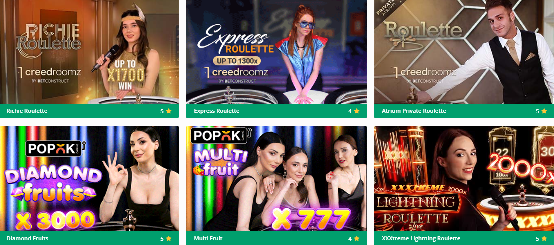 747live casino game offer